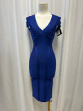 Herve Leger V-Neck Bandage Dress NWT