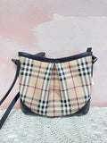 Burberry Haymarket Check Crossbody (As Is)