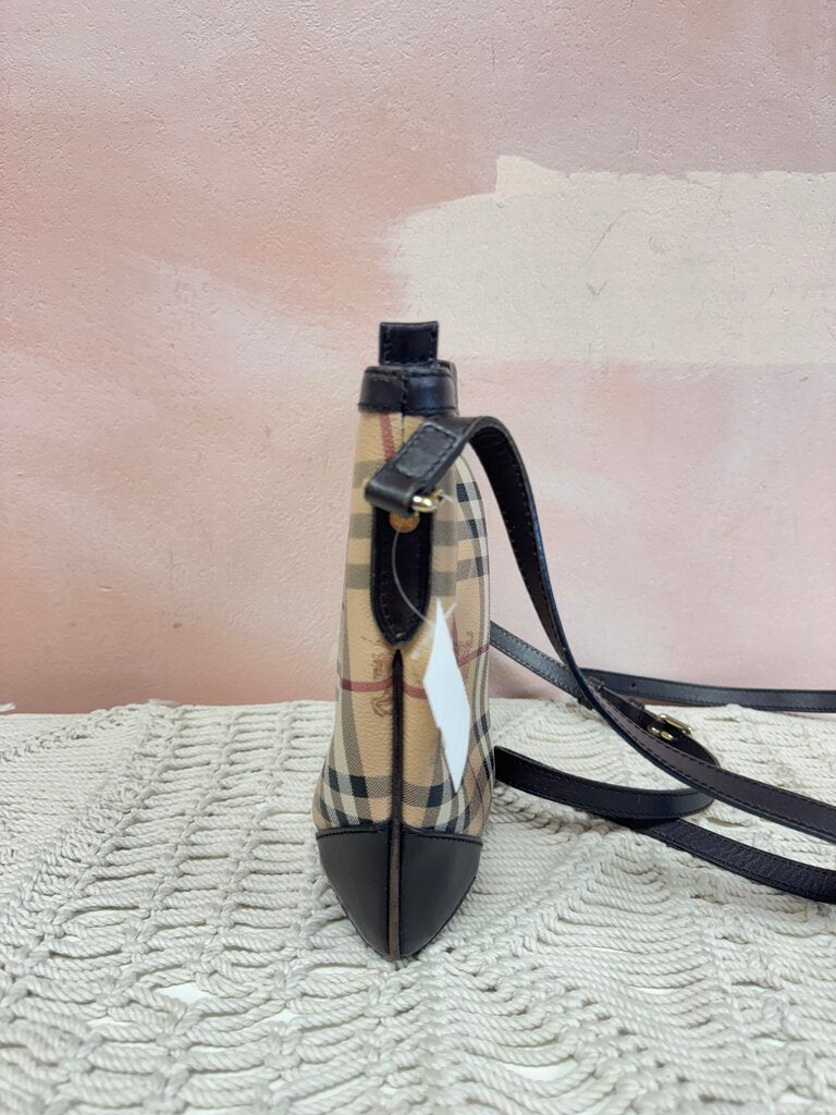 Burberry Haymarket Check Crossbody (As Is)