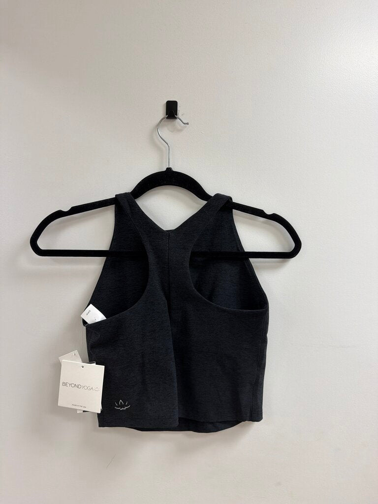Beyond Yoga Black Cropped Tank NWT