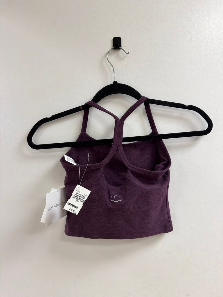 Beyond Yoga Purple Cropped Tank NWT