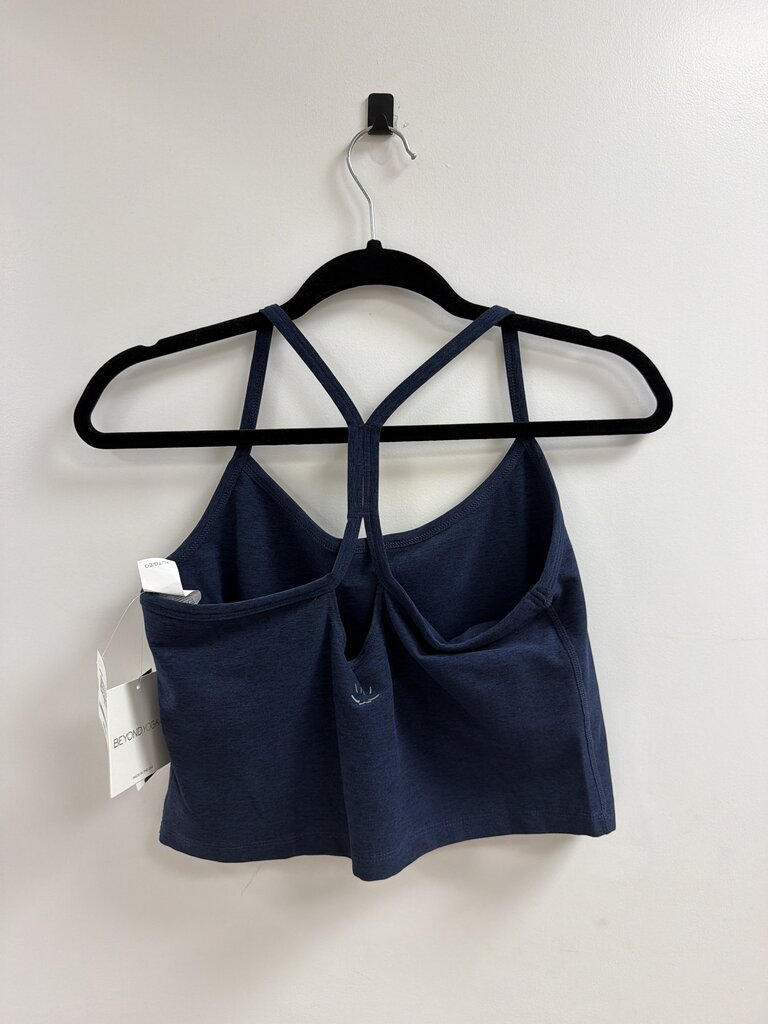 Beyond Yoga Navy Cropped Tank NWT