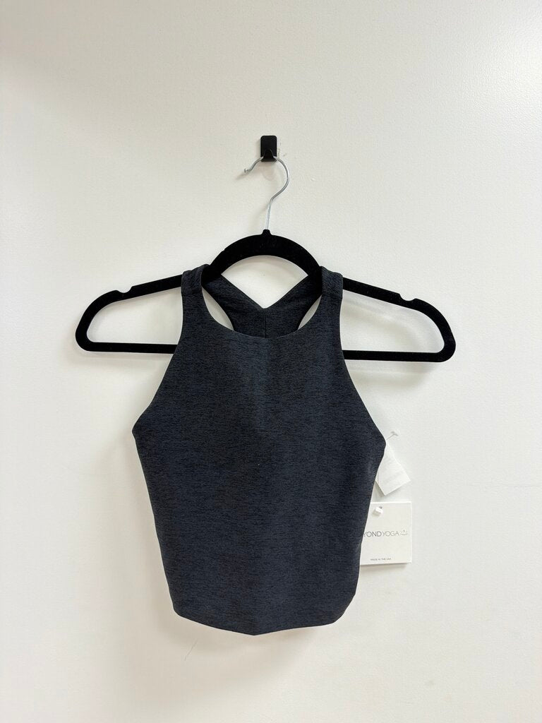 Beyond Yoga Black Cropped Tank NWT