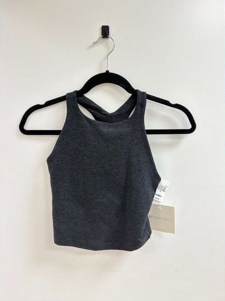 Beyond Yoga Black Cropped Tank NWT