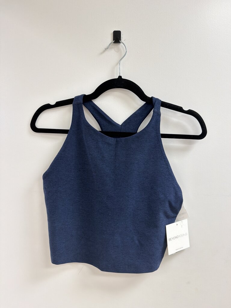 Beyond Yoga Navy Cropped Tank NWT