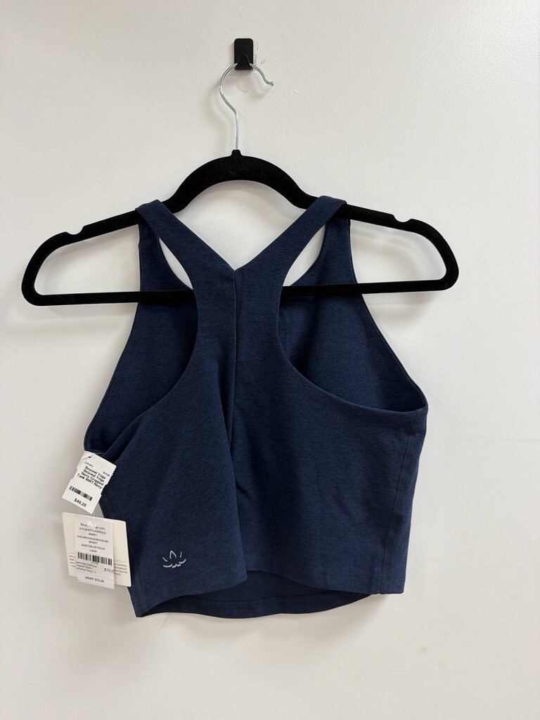 Beyond Yoga Navy Cropped Tank NWT