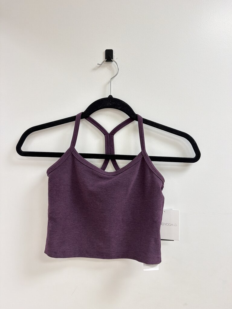 Beyond Yoga Eggplant Cropped Tank NWT