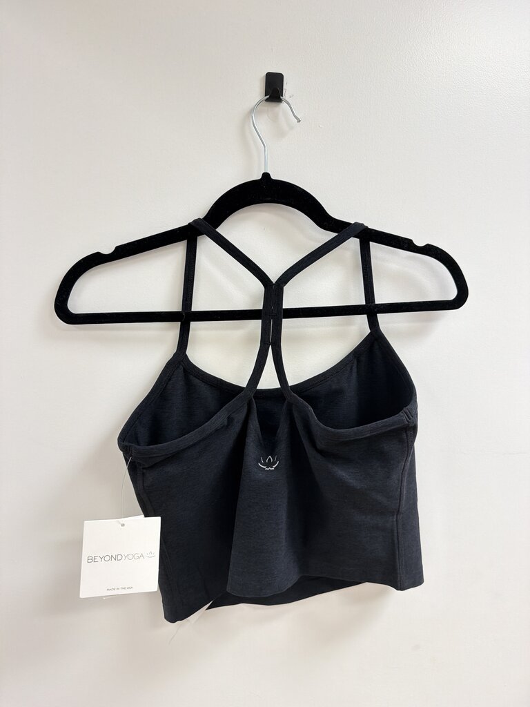 Beyond Yoga Black Cropped Tank NWT