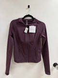 Beyond Yoga Purple Full-Zip Jacket NWT