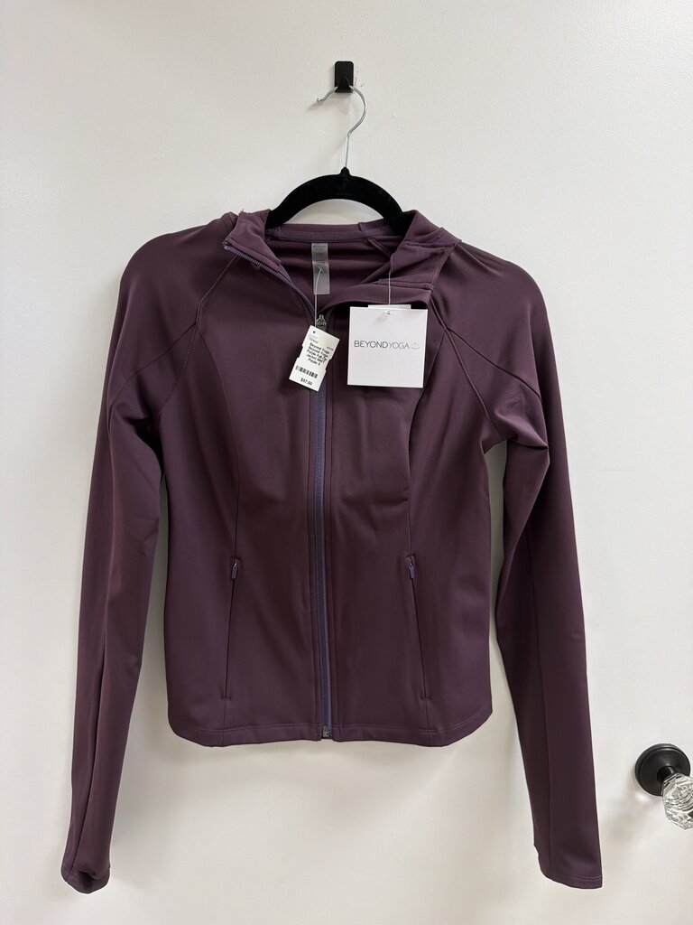Beyond Yoga Purple Full-Zip Jacket NWT