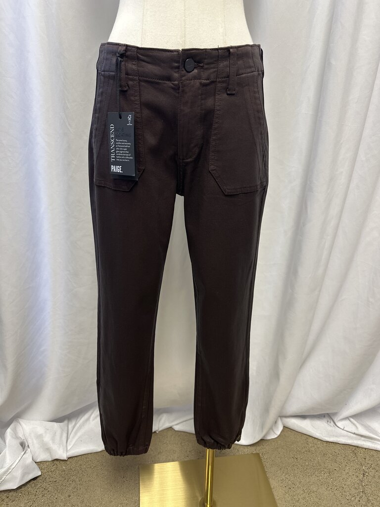 Paige Brown Coated Jogger NWT