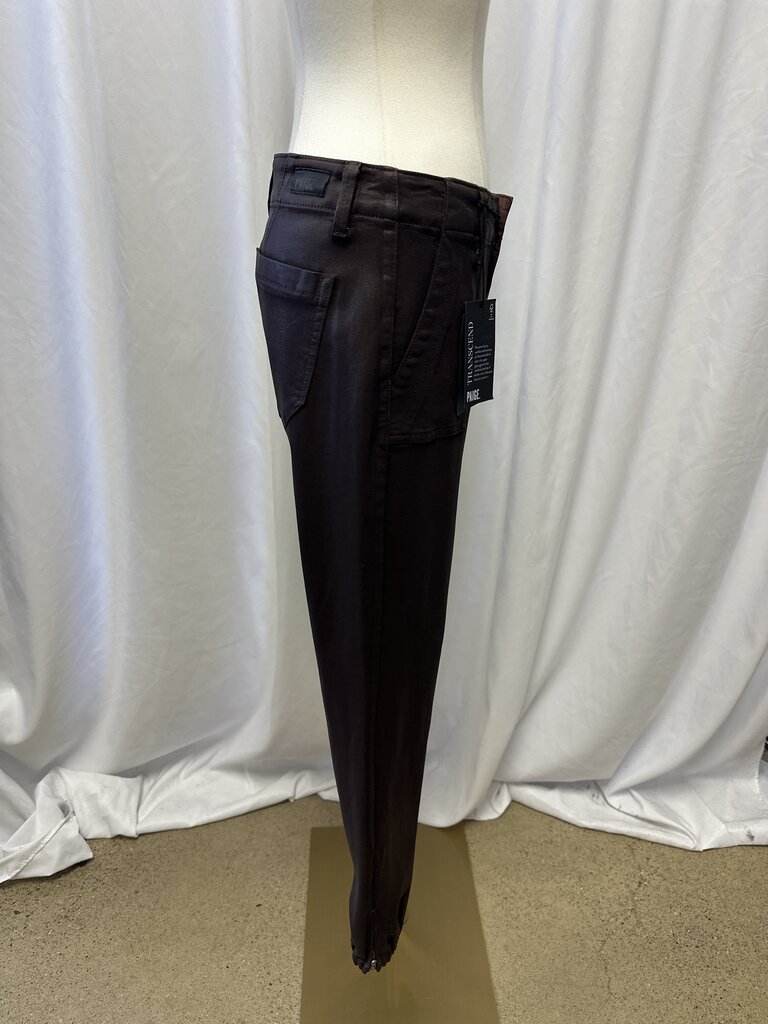 Paige Brown Coated Jogger NWT