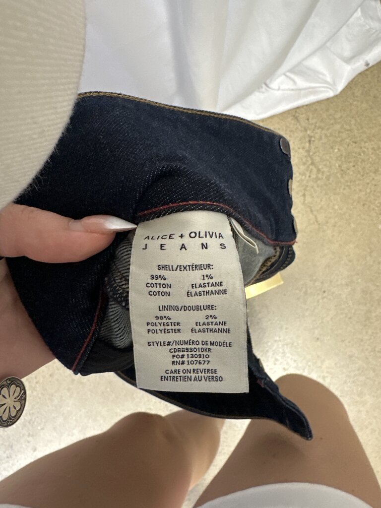 Alice + Olivia Wide Leg Jeans