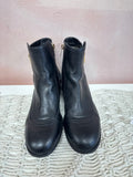 Jimmy Choo Black Zipper Ankle Boot