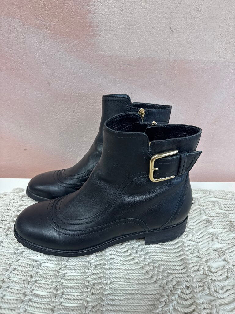 Jimmy Choo Black Zipper Ankle Boot