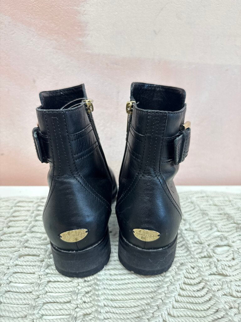 Jimmy Choo Black Zipper Ankle Boot