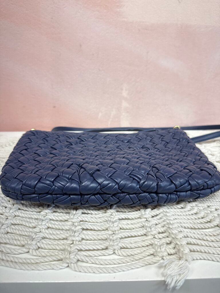 Clare V. Woven Leather Crossbody