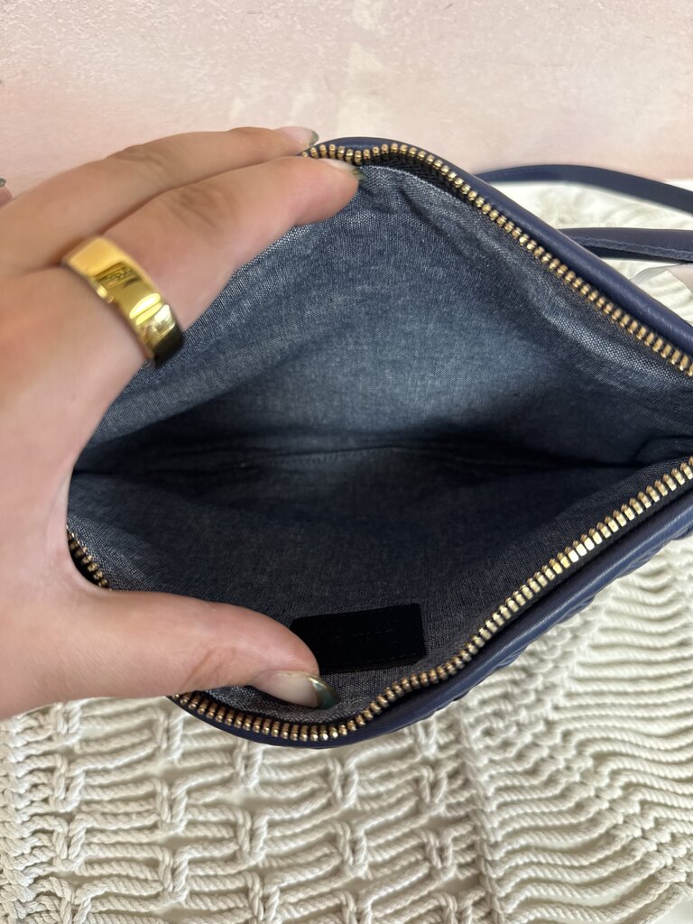 Clare V. Woven Leather Crossbody