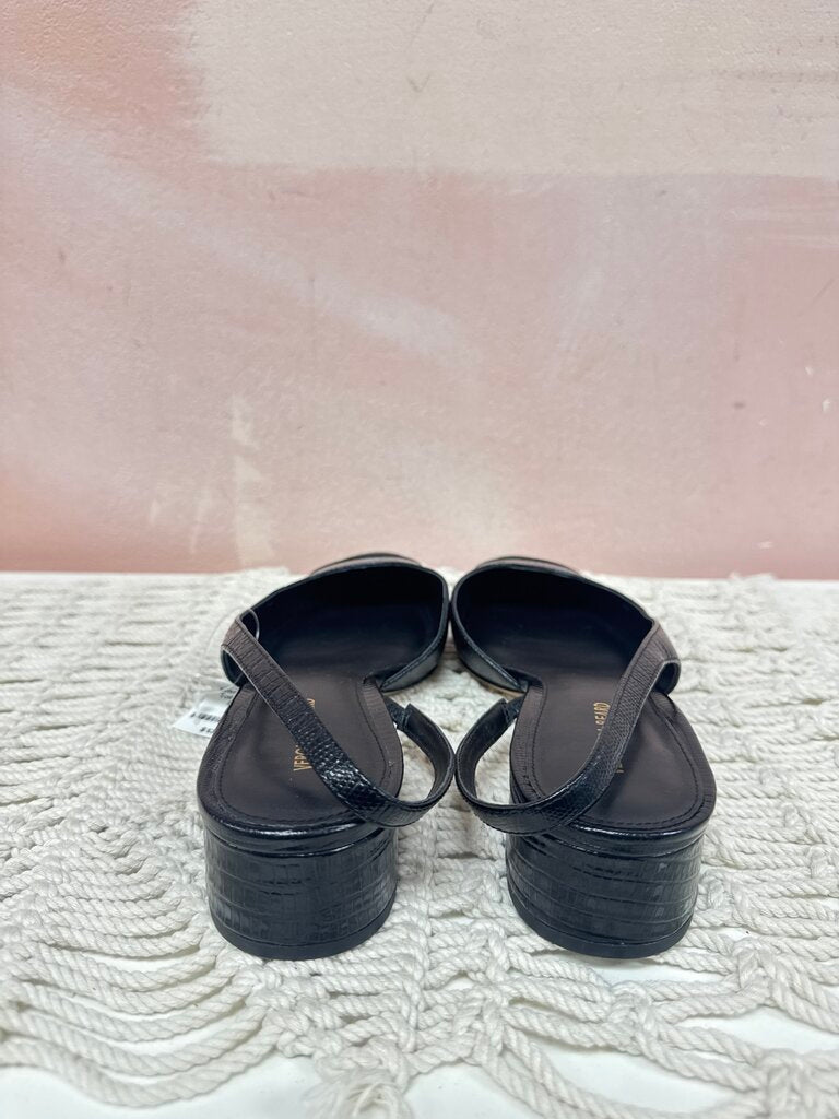 Veronica Beard Embossed Cap Toe Slingback
