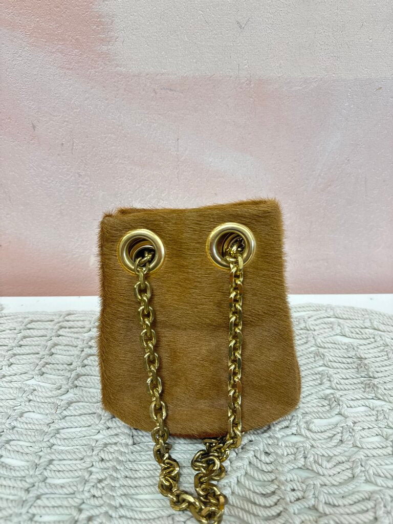 Delphine Delafon Pony Hair and Calfskin Bucket Bag