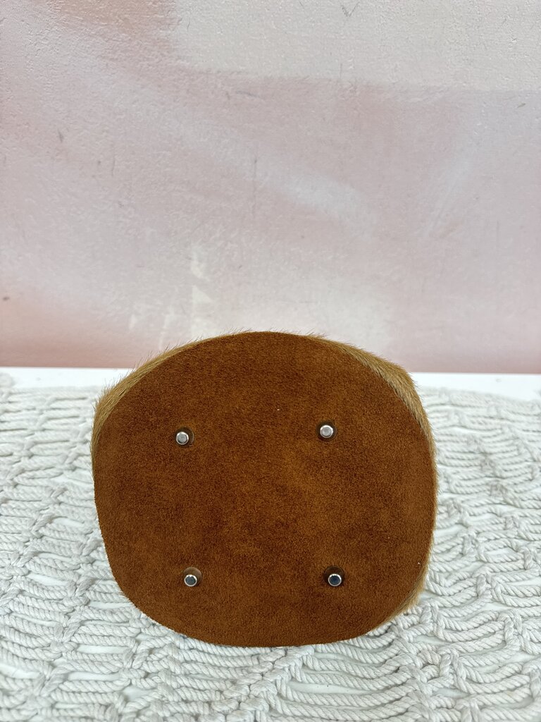 Delphine Delafon Pony Hair and Calfskin Bucket Bag