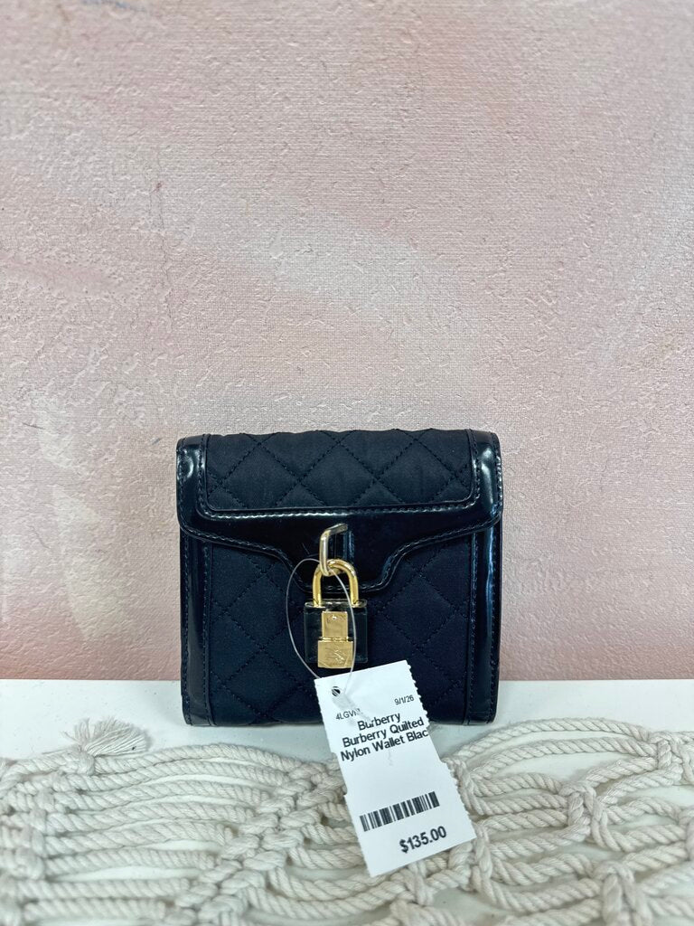 Burberry Quilted Nylon Wallet