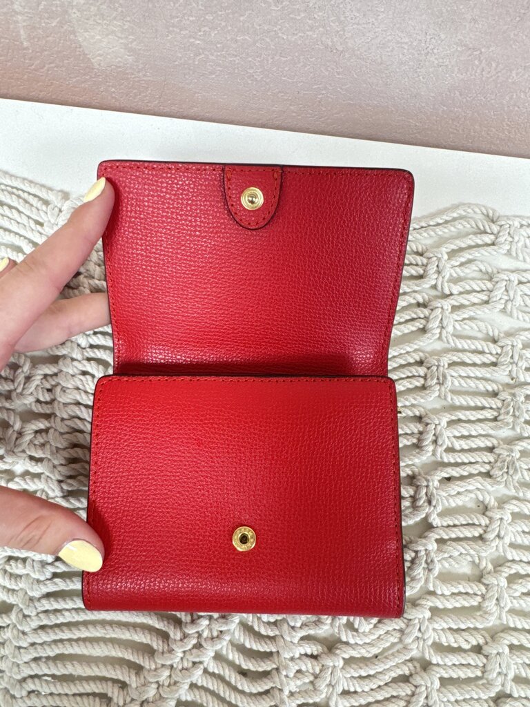 Henri Bendel Striped Compact Wallet