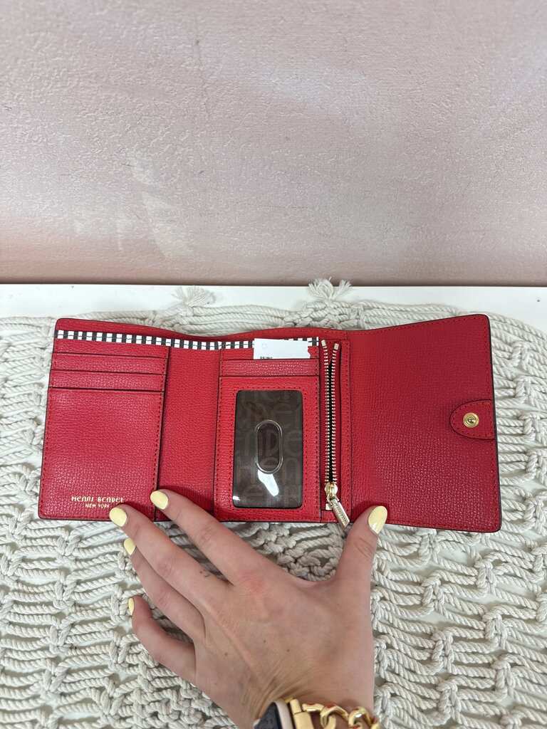 Henri Bendel Striped Compact Wallet