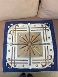 Hermes "Cannes et Pommeaux" Silk Scarf w/ Box