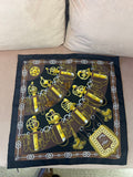 Hermes Vintage "Cliquetis" Scarf by Julia Abadie w/ Box