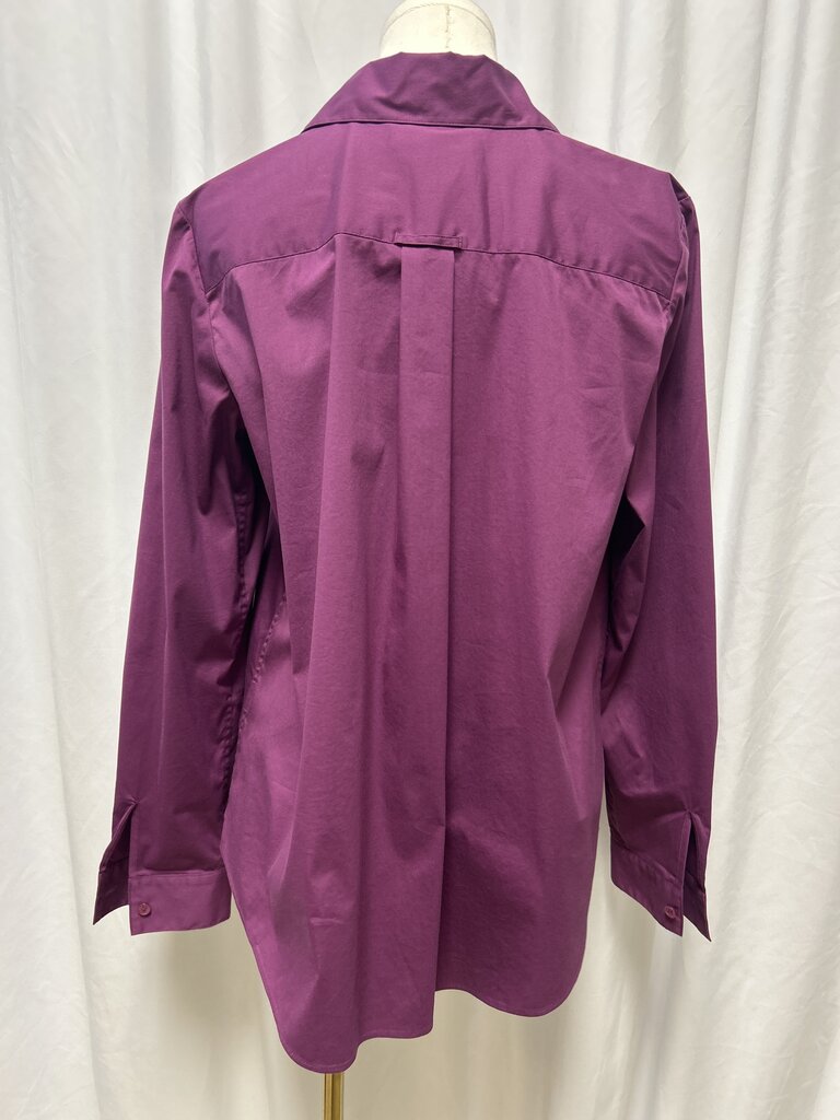 Lafayette 148 Purple Button Up
