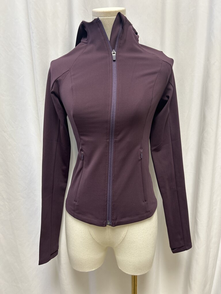 Beyond Yoga Purple Full-Zip Jacket NWT