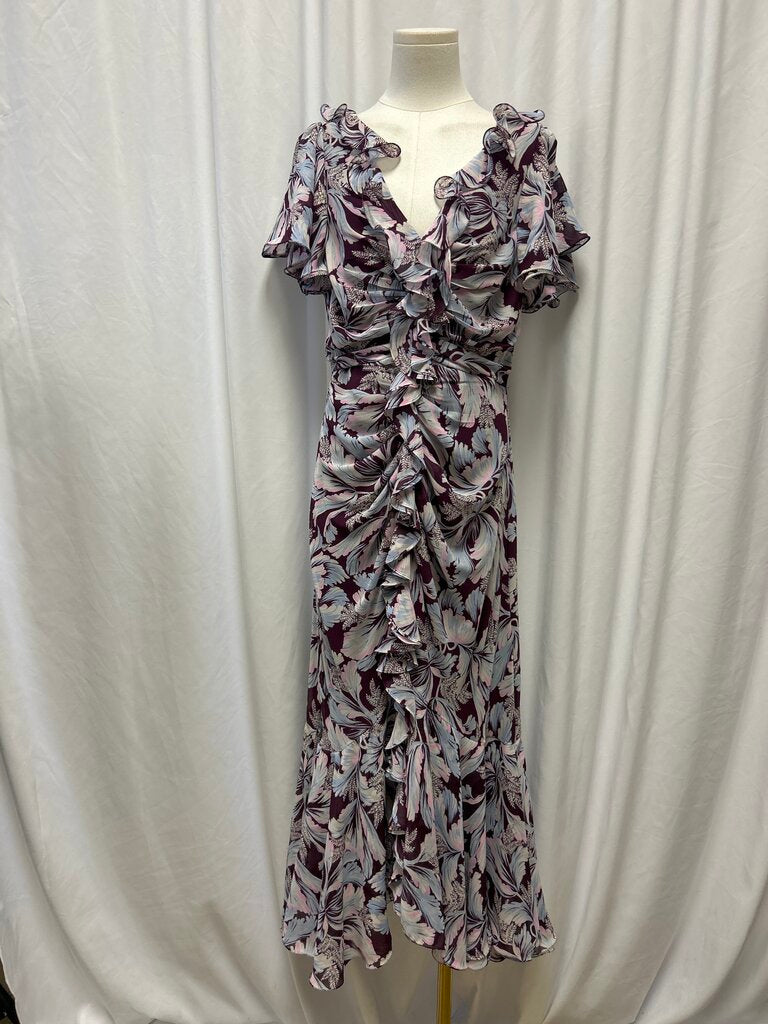 Cinq a Sept Floral Ruffle Dress