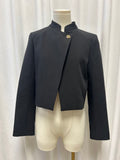 ba&sh Mandarin Collar Cropped Jacket
