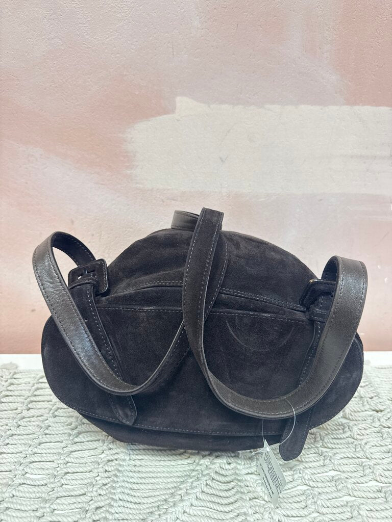 Chanel Suede Interlocking CC Backpack '97-'99