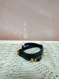 Balenciaga City Triple Wrap Leather Bracelet