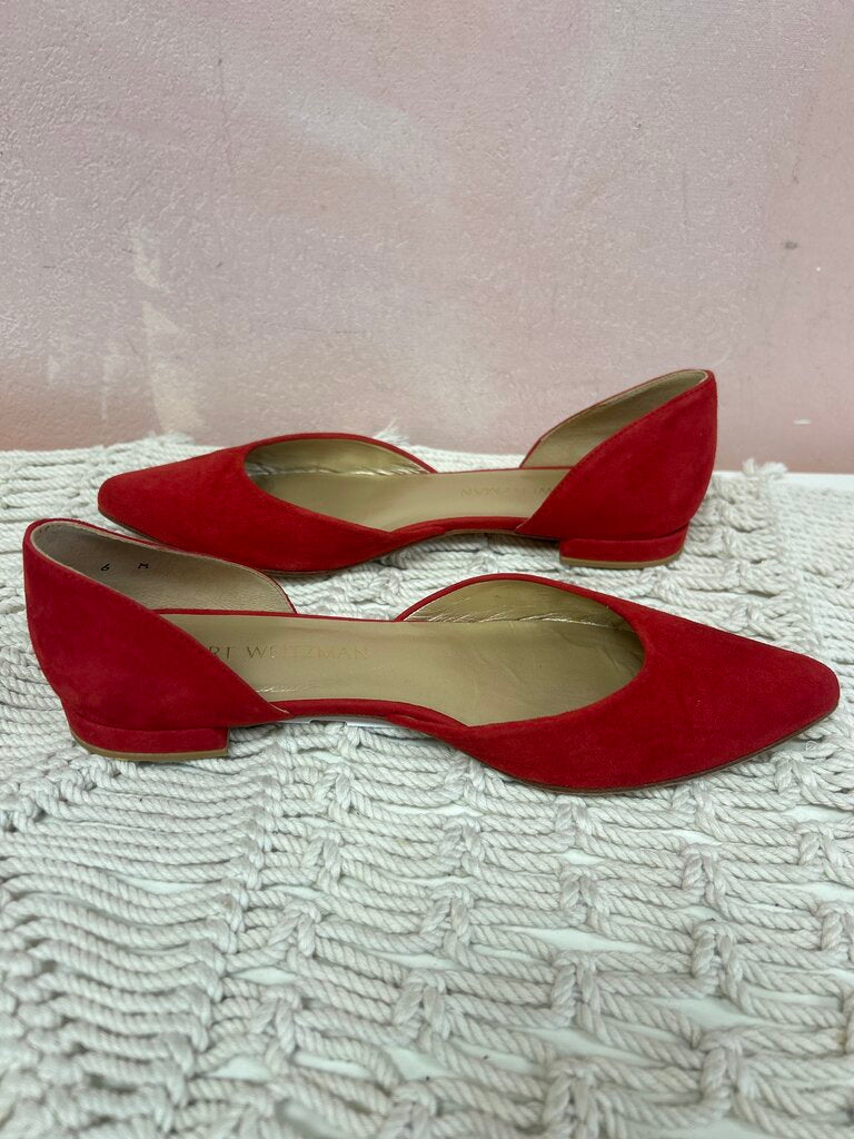 Stuart Weitzman Suede Flats w/ Box