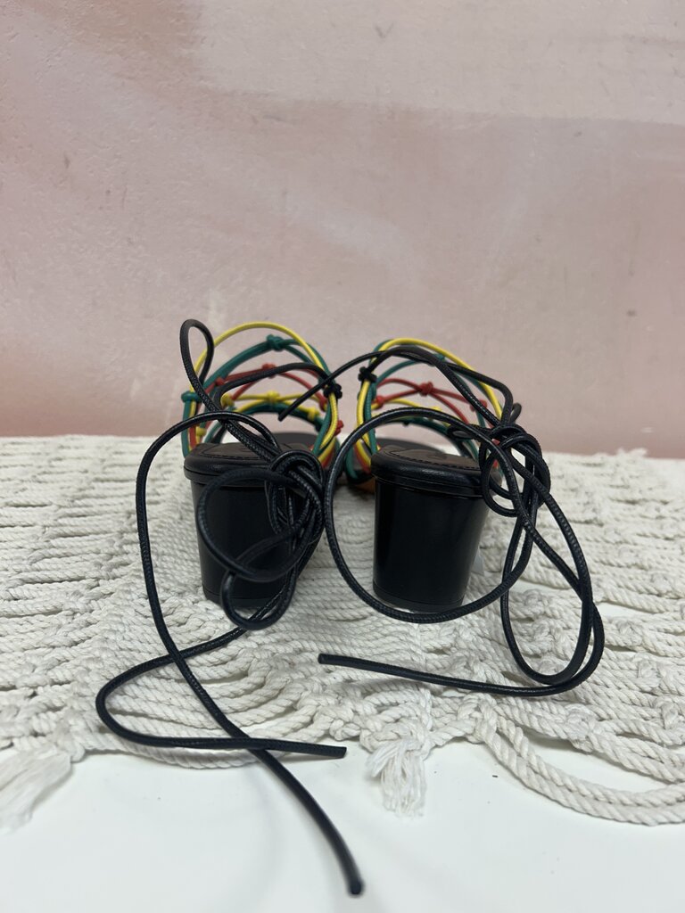 Chloe Colorblock Leather Sandal w/ Box and Dustbag