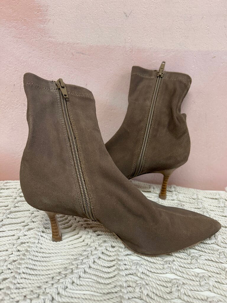 Rag & Bone Suede Pointed Toe Ankle Boot
