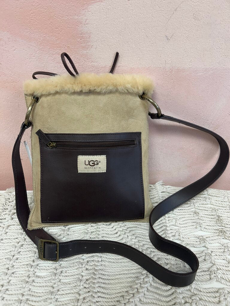 Ugg Suede Exterior Pocket Crossbody w/ Dustbag