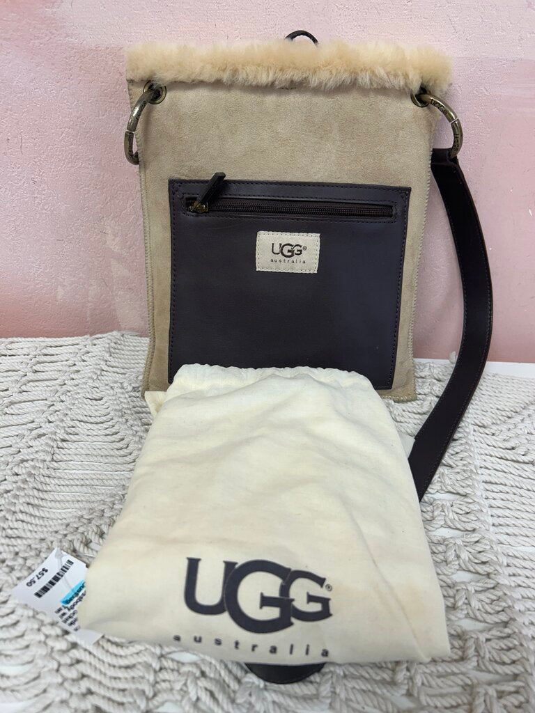 Ugg Suede Exterior Pocket Crossbody w/ Dustbag