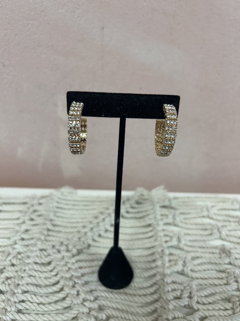Kendra Scott Layered Crystal Hoop