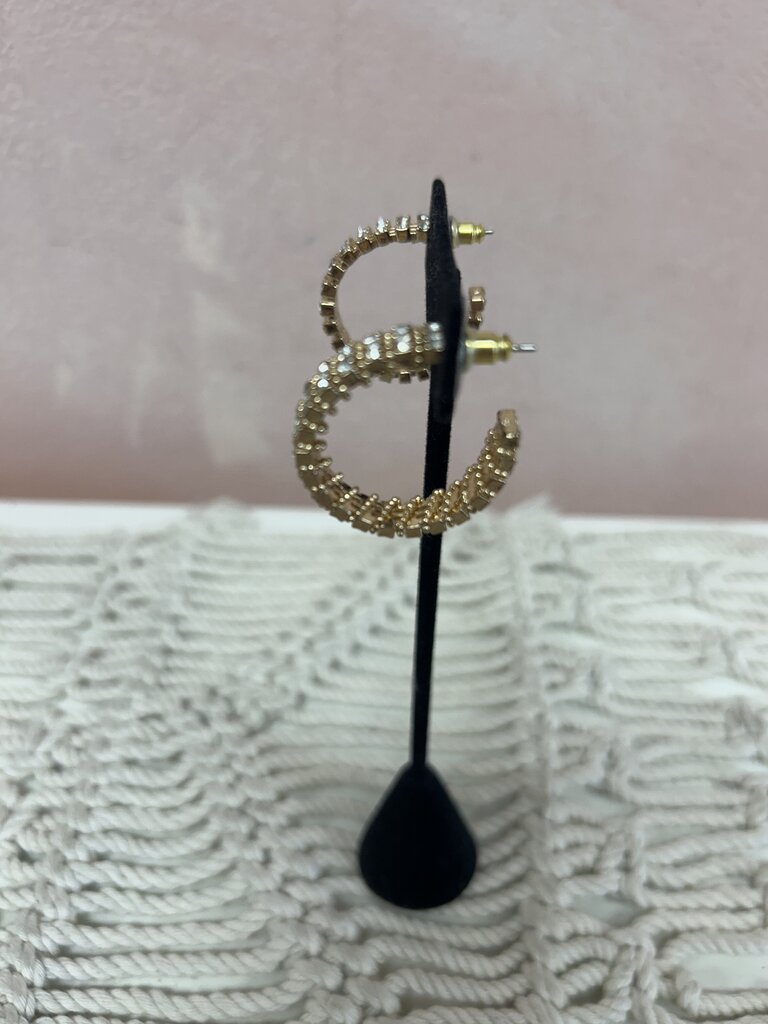 Kendra Scott Layered Crystal Hoop