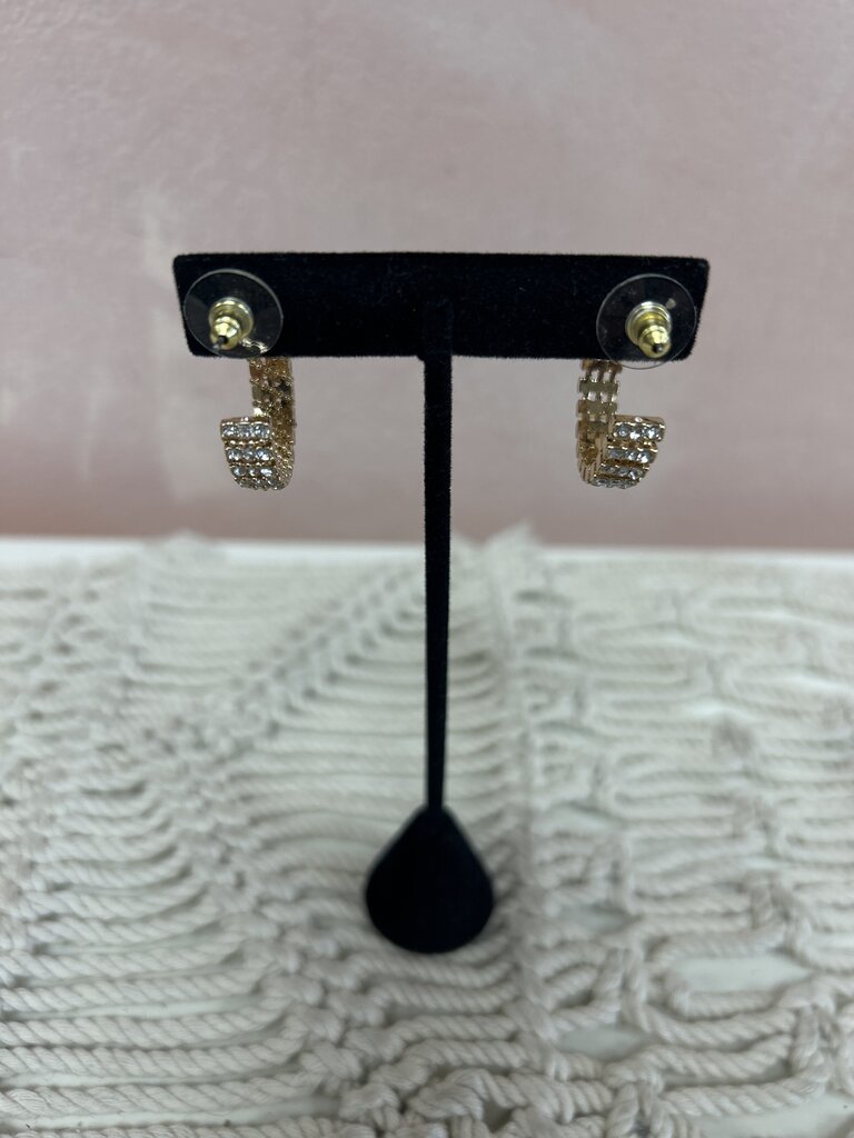 Kendra Scott Layered Crystal Hoop