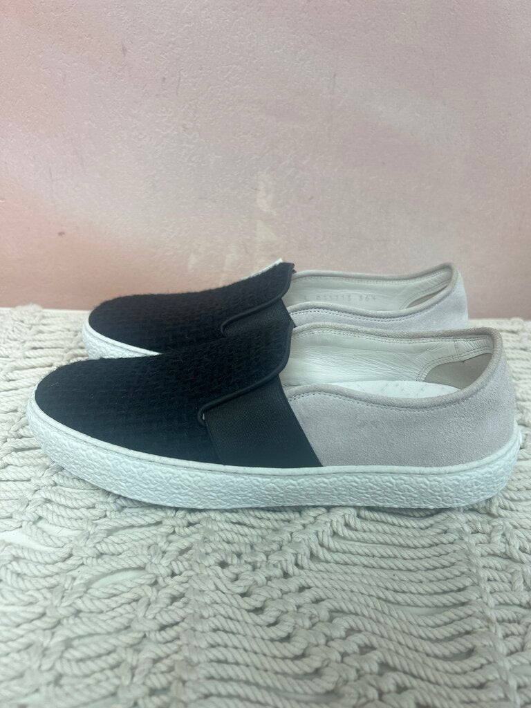Chanel Tweed Slip On Sneaker