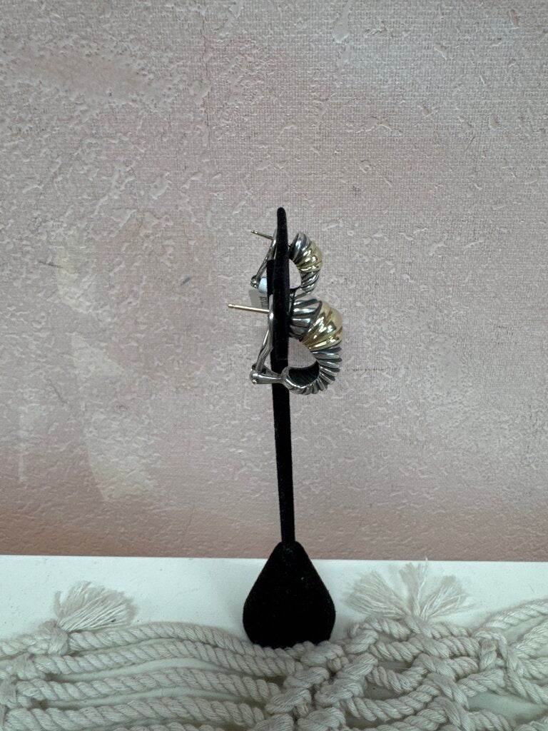 David Yurman Two-Tone Shrimp Earring