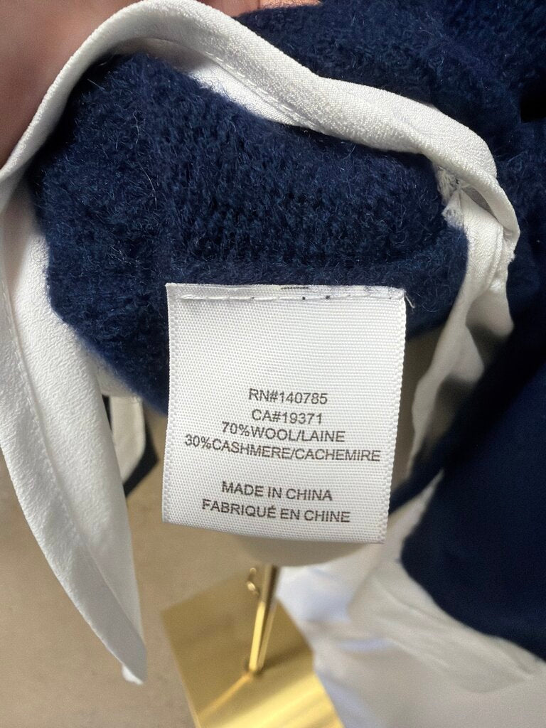 Brochu Walker Wool V-Neck Sweater w/ Collar