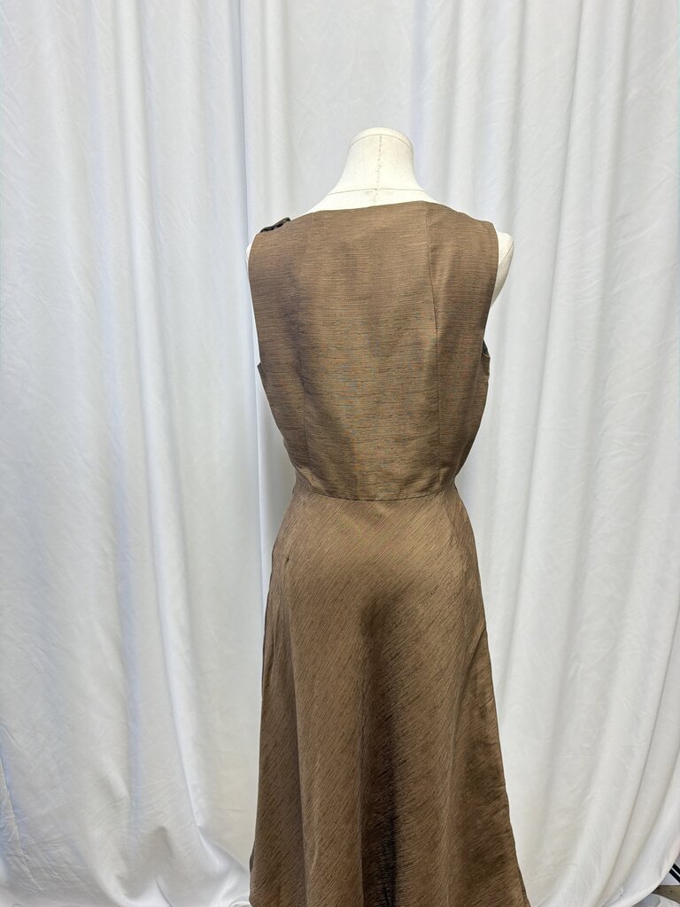Akris Silk Sleevless Midi Dress