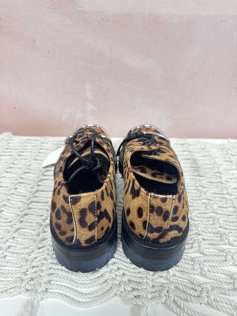Alexander Wang Ponyhair Metalic Cap Toe Oxford