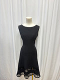 Alaia Wool Cutout Mini Dress (altered! darts have been added to skirt to make less full)